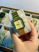 Casio square in gold
